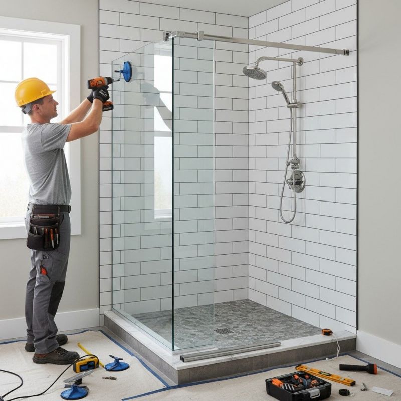 Glass Shower Door Replacement in Littleton, CO